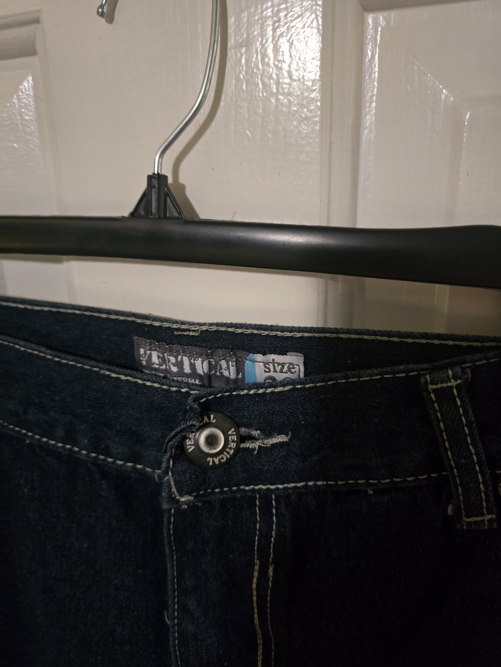 Vertical Apparel Dark Wash Jeans - Navy Blue Size 38x30